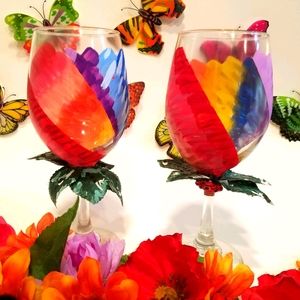 -SOLD-Set of Wine Glasses